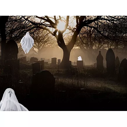 Halloween decoration hanging decoration ghost white scream skeleton ghost 65cm