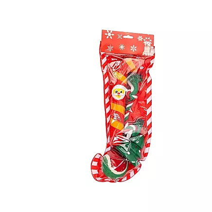 Set of dog toys dog chews tugger 4 pcs mix gift toy christmas