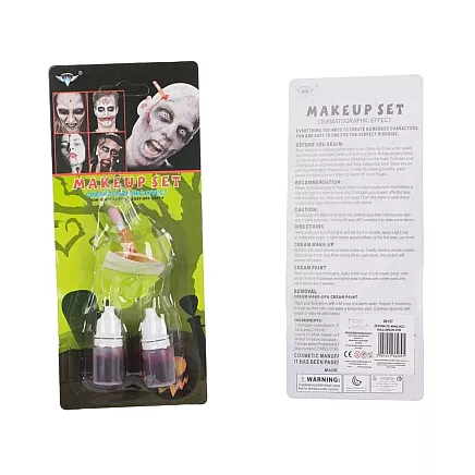 Fake wound makeup kit halloween makeup kit with blood stuck in pencil