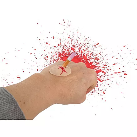 Fake wound makeup kit halloween makeup kit with blood stuck in pencil
