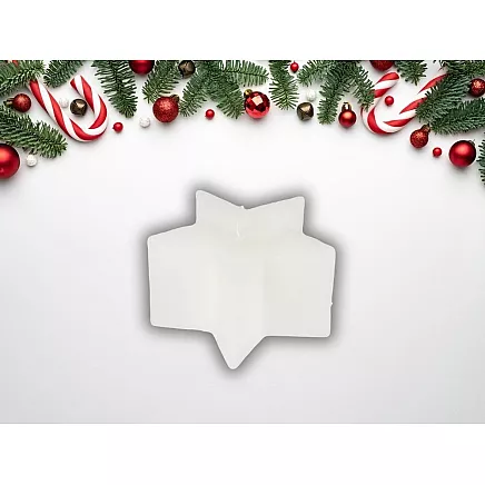 Christmas scented star candle christmas scented candle