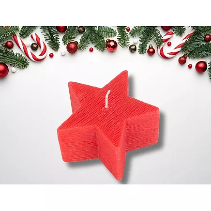 Christmas scented star candle christmas scented candle