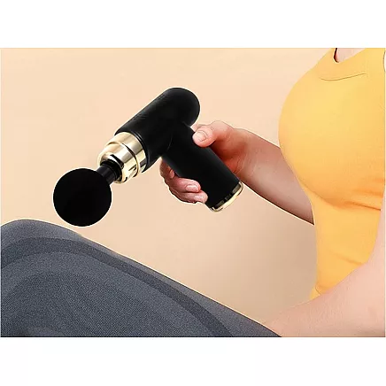 Mini muskuļu masāžas pistole ar 4 uzgaļiem
