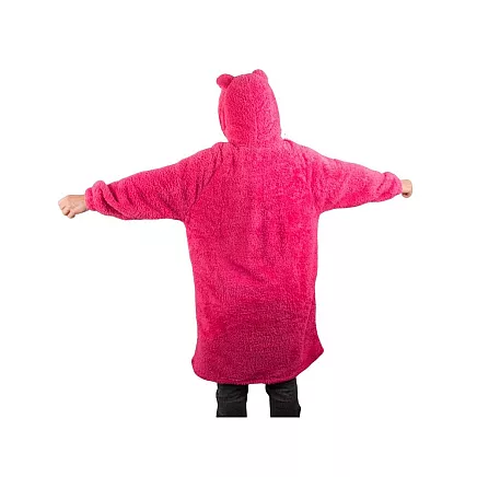 Warm oversize blanket sweatshirt xl thick 2in1 fur hooded blanket sweatshirt thick