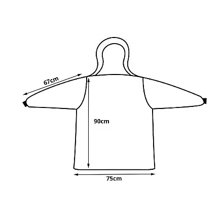 Warm oversize blanket sweatshirt xl thick 2in1 fur hooded blanket sweatshirt thick