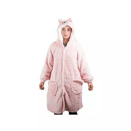 Warm oversize blanket sweatshirt xl thick 2in1 fur hooded blanket sweatshirt thick