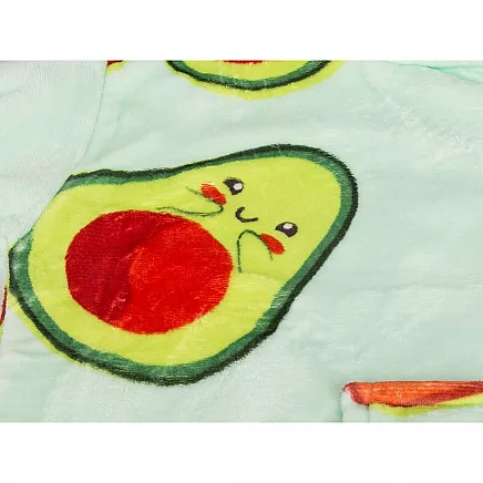 Warm avocado sweatshirt oversize blanket xxl 2in1 thick faux fur soft with hood