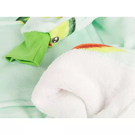 Warm avocado sweatshirt oversize blanket xxl 2in1 thick faux fur soft with hood