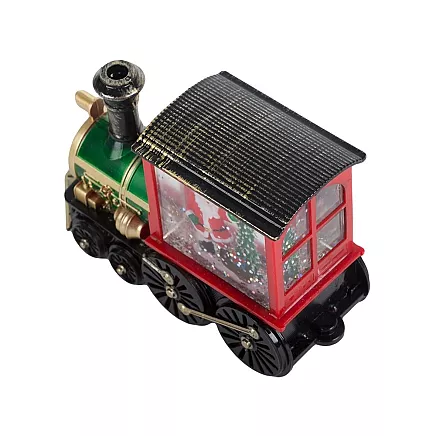 Christmas lantern lantern decoration led decoration stained glass locomotive