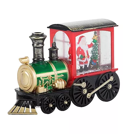 Christmas lantern lantern decoration led decoration stained glass locomotive