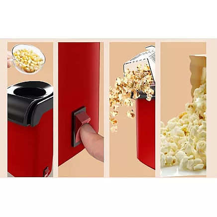 Popcorn maker 1200w greaseless air machine