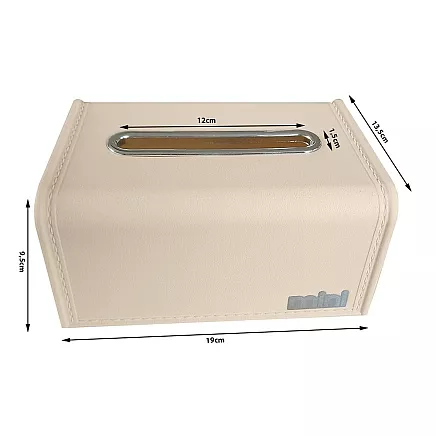 Tissue box tissue organiser tray