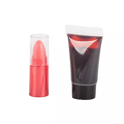 Vampire dracula face makeup kit for halloween makeup with blood