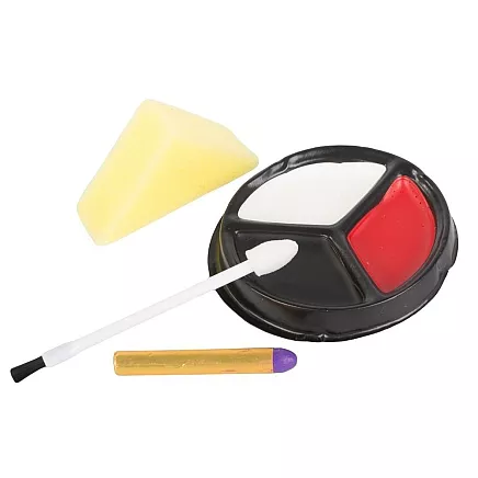 Vampire dracula face makeup kit for halloween makeup with blood