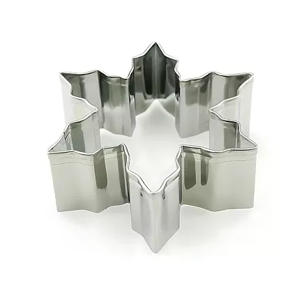 Baking tray 6 pieces christmas gingerbread men set steel