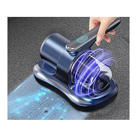 Putekļu ērcīšu putekļsūcējs ar UV lampu bez maisa, HEPA filtrs