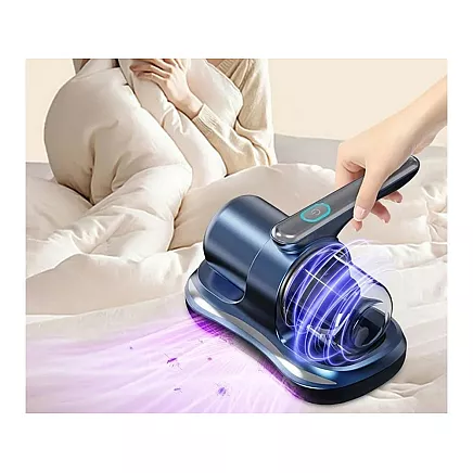 Putekļu ērcīšu putekļsūcējs ar UV lampu bez maisa, HEPA filtrs