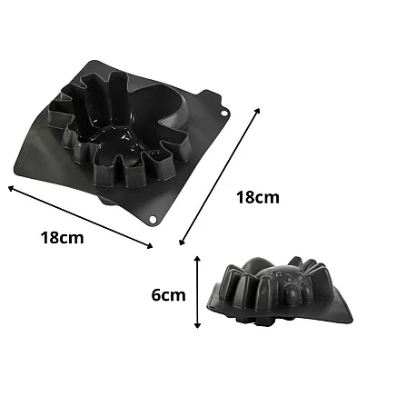 Spider cake tin large silicone for halloween