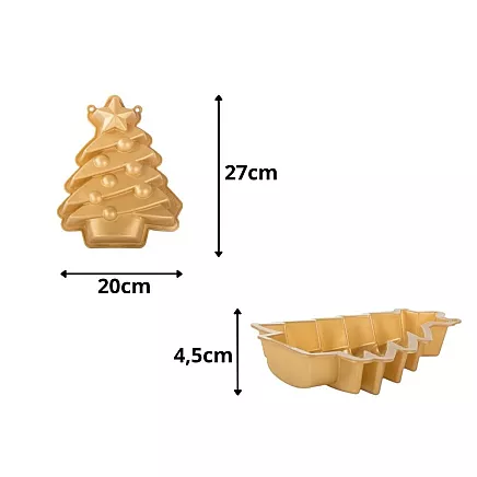 Christmas tree large cake tin silicone christmas tree