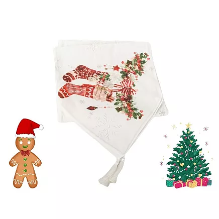 Christmas table runner for christmas eve 205x35cm