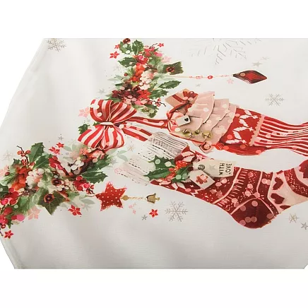 Christmas table runner for christmas eve 205x35cm