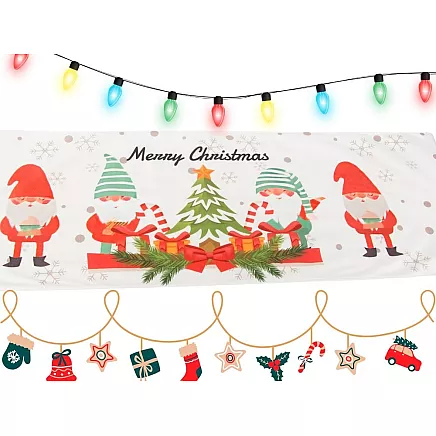 Christmas table runner christmas tablecloth christmas eve 205x35cm