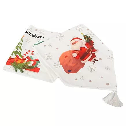 Christmas table runner christmas tablecloth christmas eve 205x35cm