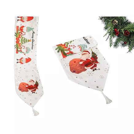 Christmas table runner christmas tablecloth christmas eve 205x35cm