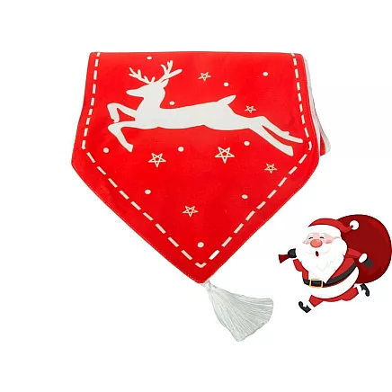 Christmas table runner christmas reindeer 205x35cm