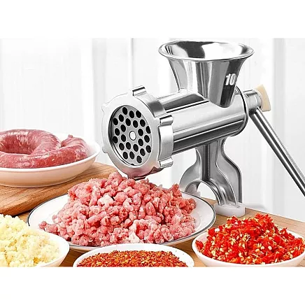 Meat mincer manual sausage stuffing machine manual