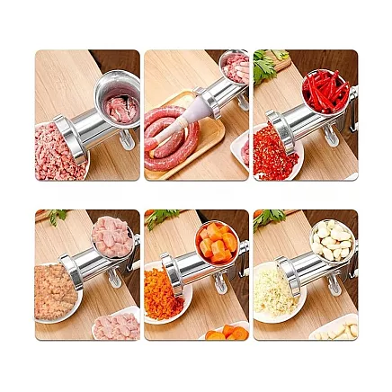 Meat mincer manual sausage stuffing machine manual