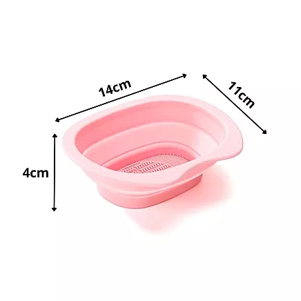Cleaning bowl for cleaning make-up brushes sponges silicone mat
