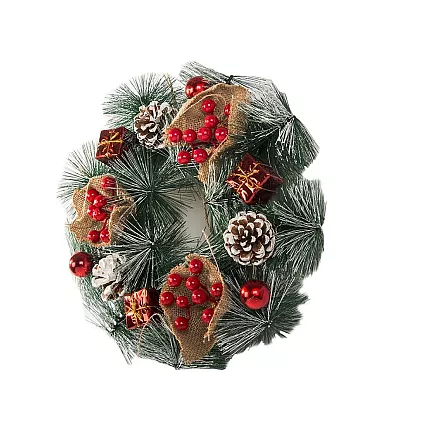 Garland christmas wreath christmas decorations door decoration window