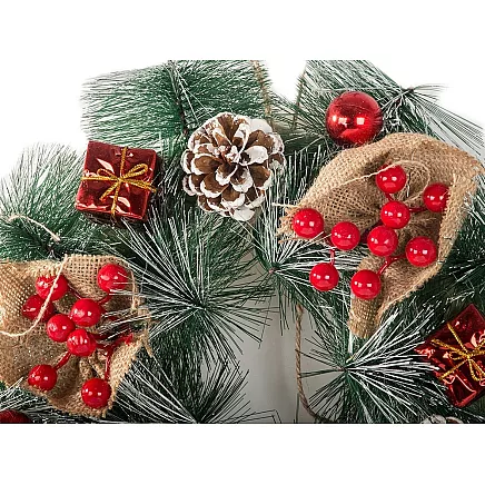 Garland christmas wreath christmas decorations door decoration window