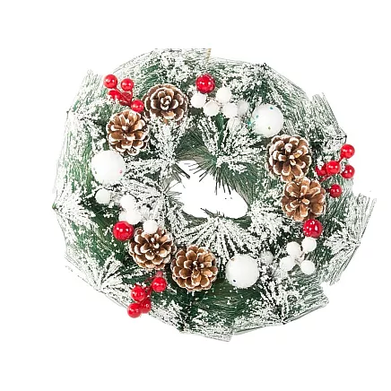 Garland christmas wreath christmas decorations door decoration window