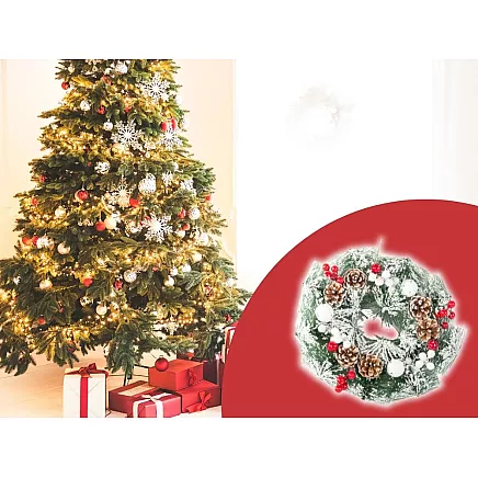 Garland christmas wreath christmas decorations door decoration window