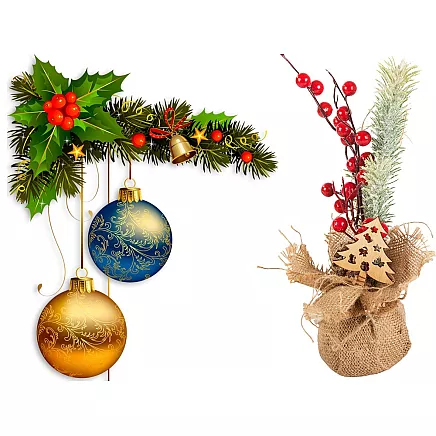 Christmas table ornament desk decoration christmas table