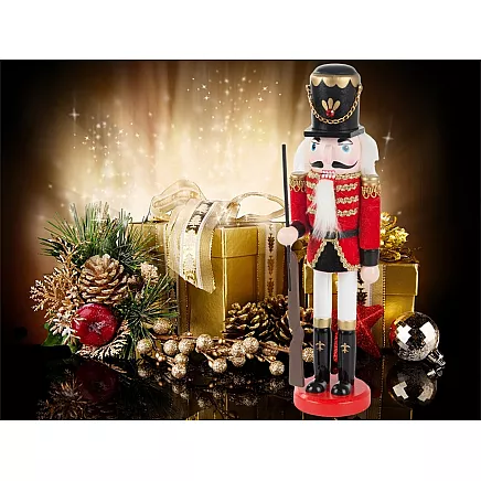 Ziemassvētku Koka Riekstkodis, 30 cm