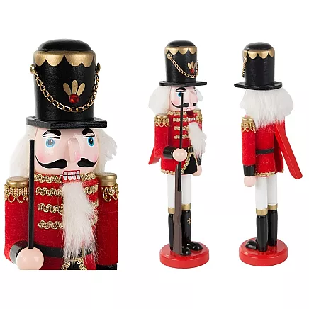 Ziemassvētku Koka Riekstkodis, 30 cm