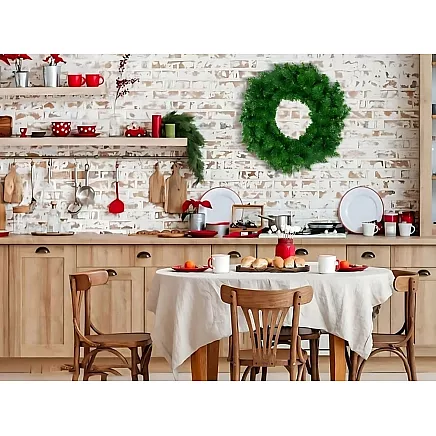 Christmas wreath door decoration table large 50cm