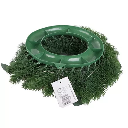 LED Ziemassvētku Adventes vainags durvju galda rotājums 20cm