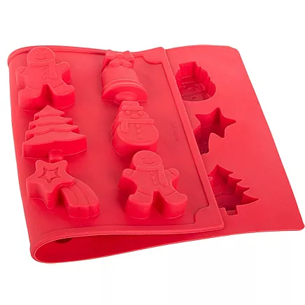 Baking tray 6 pieces festive gingerbread men set