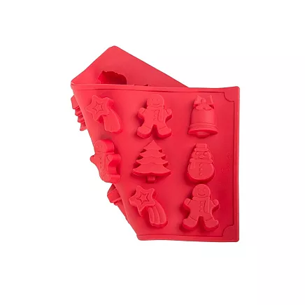 Baking tray 6 pieces festive gingerbread men set