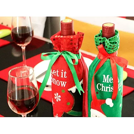 Ziemassvētku Vīna Pudeles Apvalks