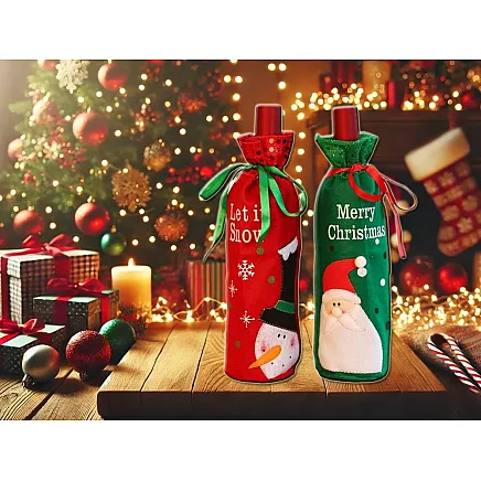 Ziemassvētku Vīna Pudeles Apvalks