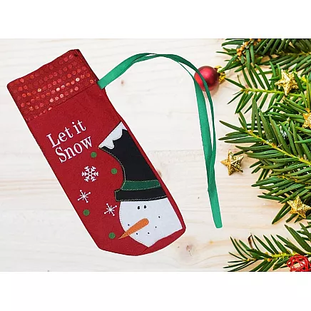 Ziemassvētku Vīna Pudeles Apvalks