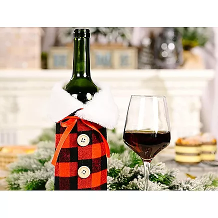 Christmas bottle casket christmas decoration