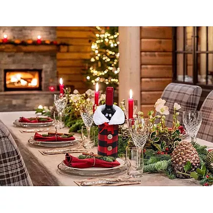 Christmas bottle casket christmas decoration