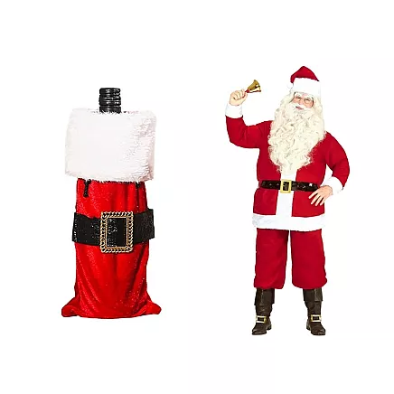 Christmas bottle cover christmas decoration christmas decoration