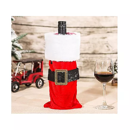 Christmas bottle cover christmas decoration christmas decoration
